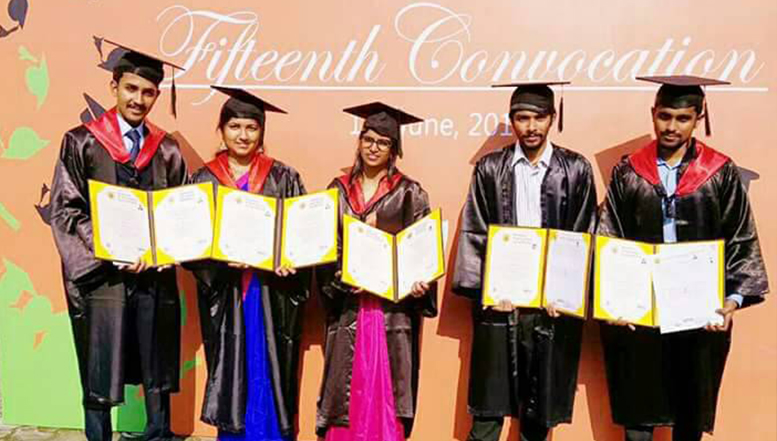 The convocation ceremony of 2013-16 batch